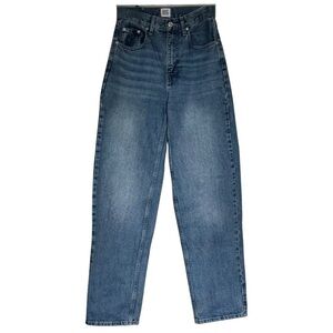 BDG Urban Outfitters High-Rise Baggy Jeans Size 27 100% Cotton Blue Denim